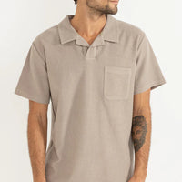 RHYTHM - Vintage Terry Polo in Stone