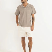 RHYTHM - Vintage Terry Polo in Stone