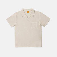 RHYTHM - Vintage Terry Polo in Stone