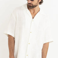 RHYTHM - Oasis SS Shirt in White