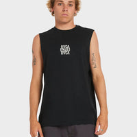 RVCA - Staxed Muscle SS T-Shirt in Black