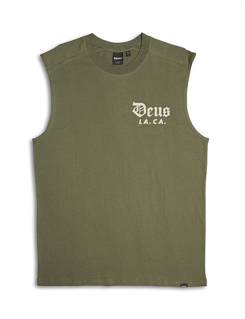 DEUS - Lockwood Muscle Tee in Cypress Green