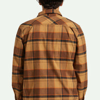 Brixton -  Messer Packable Fedora in Timerwolf/Light Brown