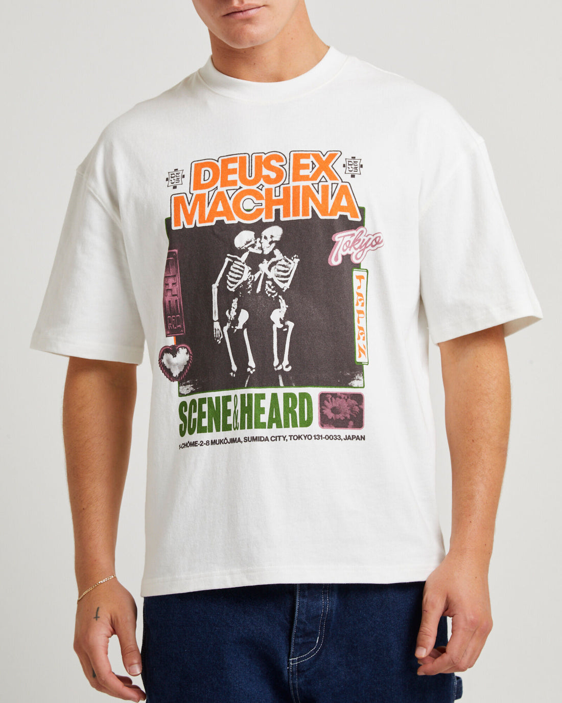 DEUS - Takoyaki Tee Vintage White