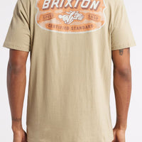 Brixton - Clayburn Short Sleeve in Oatmeal