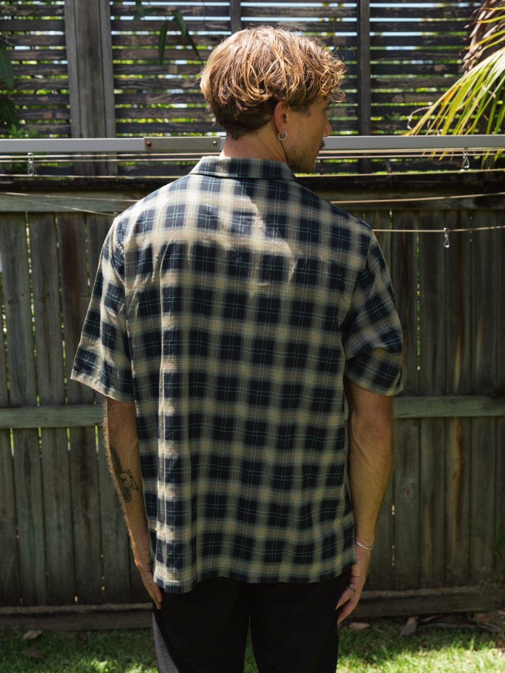 Billy Bones Club - Lovers Check Bowlo in Olive