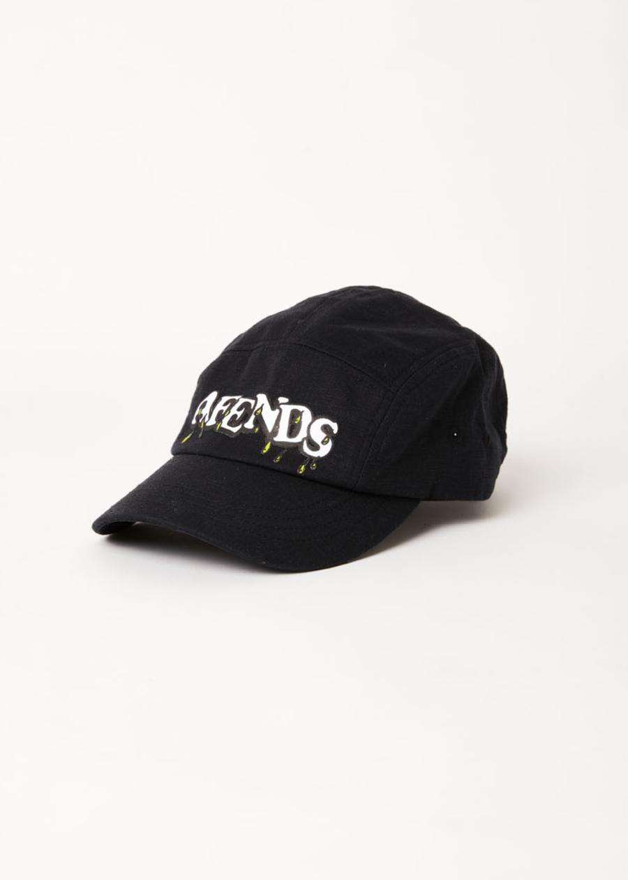 Afends - Natural Technology Hemp 5 Panel Cap in Black