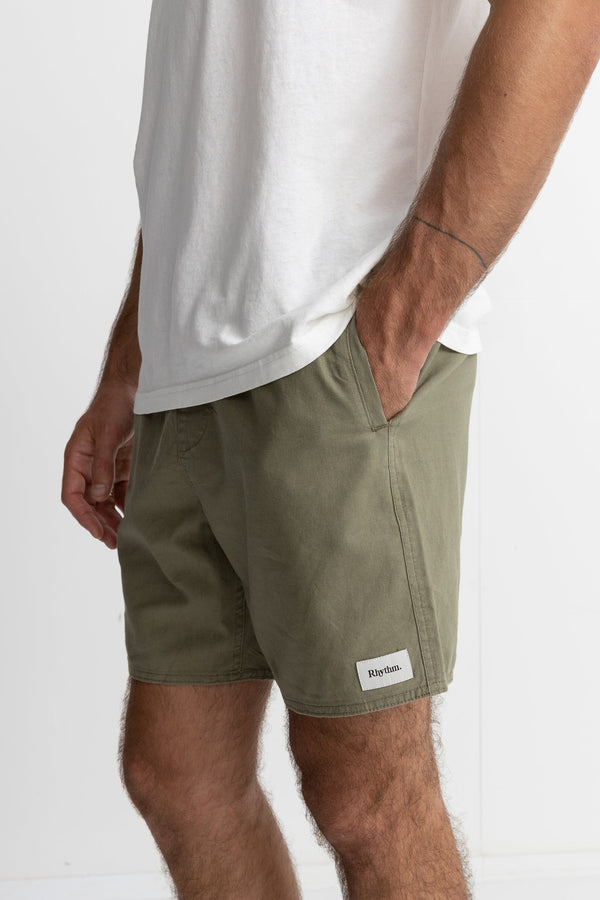 RHYTHM - Classic Jam Shorts in Olive