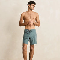 RHYTHM - Classic Stretch Trunk Short in Silver Pine