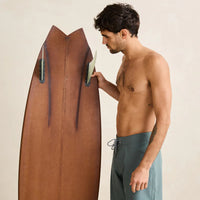 RHYTHM - Classic Stretch Trunk Short in Silver Pine