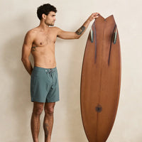 RHYTHM - Classic Stretch Trunk Short in Silver Pine