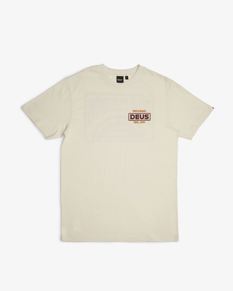 DEUS - Depot Tee in Vintage White