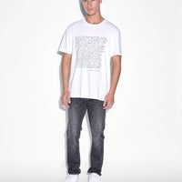 Ksubi - Whitenoise Kash SS Tee in Space White