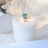 SEVENTEEN70/BOTANICALS -  WATERMELON + BLUE FLUORITE CANDLE