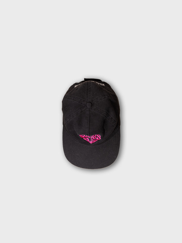 Billy Bones Club - Lover's Club Bite Unstructured Cap in Blsck