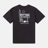 RHYTHM - Siesta Tee in Black