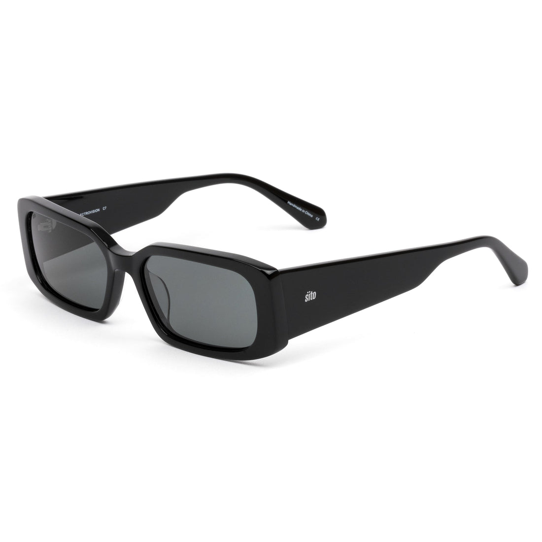 Sito - Electro Vision in Black. Lens in Iron Grey (Polarised)