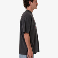 Thrills - Chain of Formation Box Fit Oversized Tee in Dark Charcoal