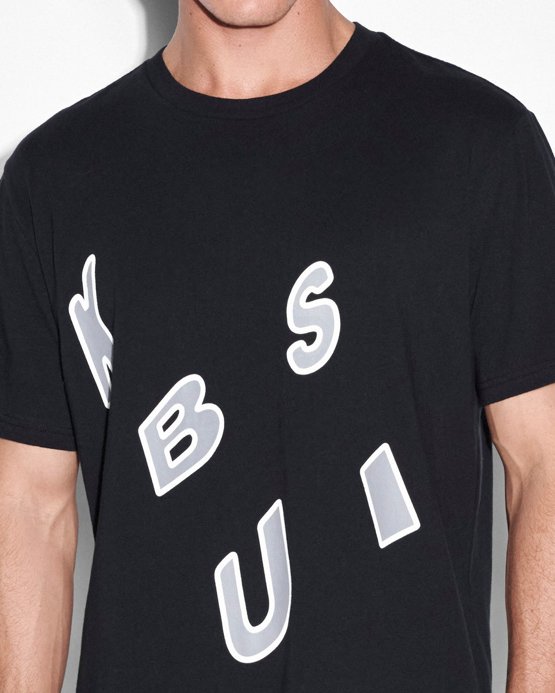 Ksubi - Letters Kash SS Tee in Jet Black
