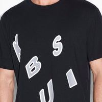 Ksubi - Letters Kash SS Tee in Jet Black