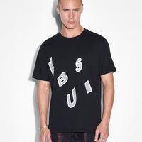 Ksubi - Letters Kash SS Tee in Jet Black
