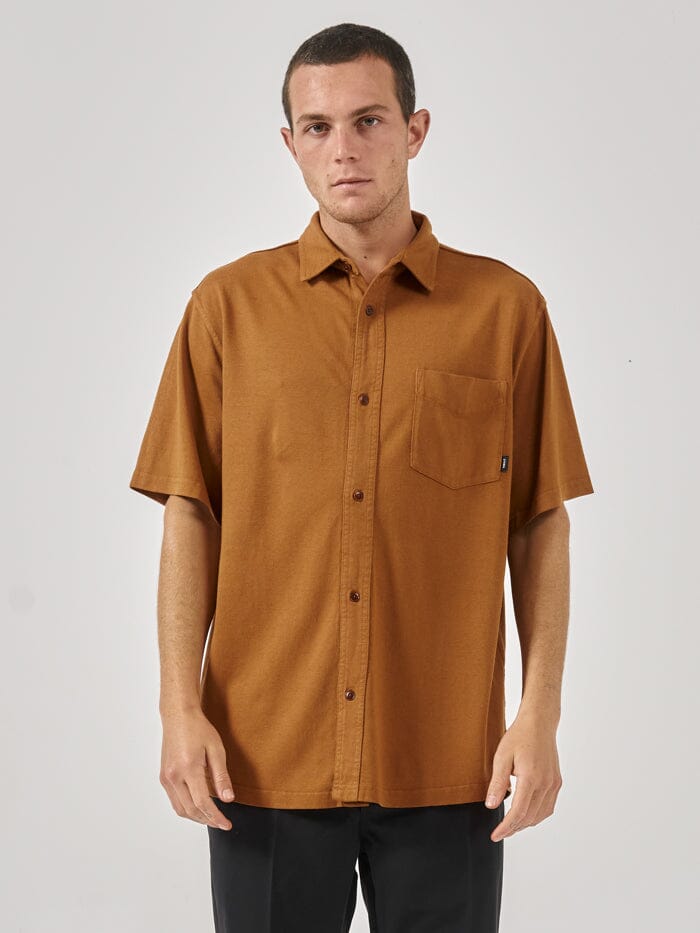 Thrills - Hemp Thrills Oversized Short Sleeve Jersey Shirt in Lion