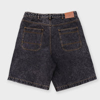 Billy Bones Club - The Bird Denim Short in Washed Black