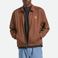 Brixton - Union Relaxed Harrington Jacket in Pinecone Brown