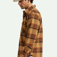 Brixton -  Messer Packable Fedora in Timerwolf/Light Brown