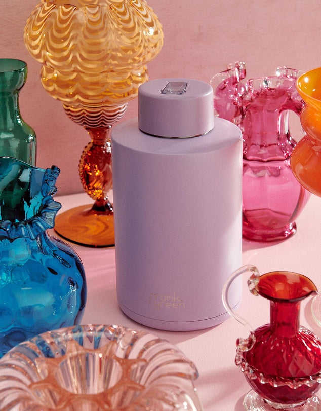 Frank Green - 2 Litre Stainless Steel Ceramic Reusable Bottle in Lilac Haze