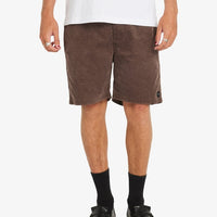 RVCA - Escape Elastic Cord Shorts in Chocolate