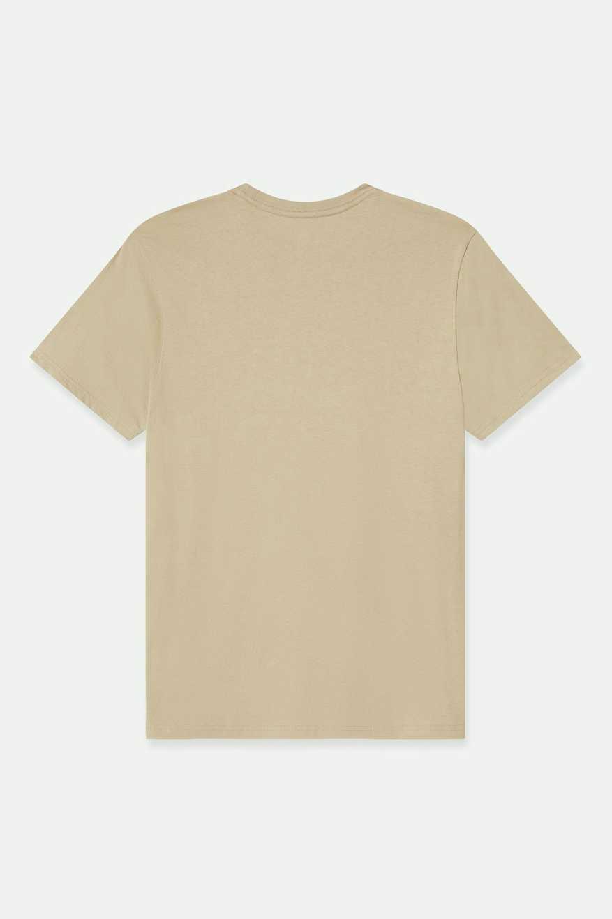 Brixton - Basic S/S Tee in Oatmeal