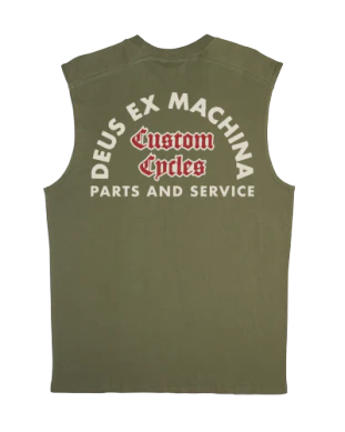 DEUS - Lockwood Muscle Tee in Cypress Green