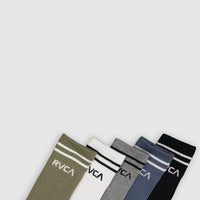 RVCA - Union Sock 5 Pack in Multi