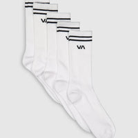 RVCA - Union Sock 5 Pack III in White