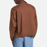 Brixton - Union Relaxed Harrington Jacket in Pinecone Brown