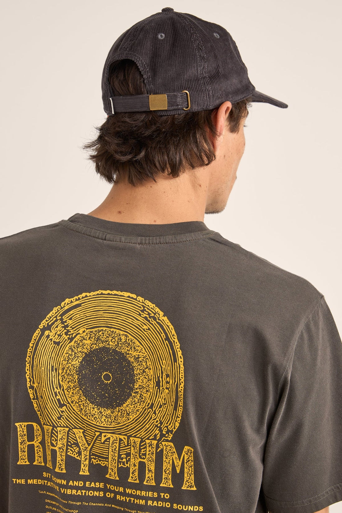 RHYTHM - Awake Cord Cap in Charcoal