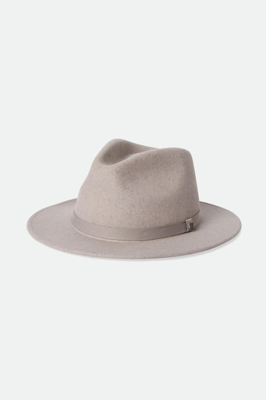 Brixton -  Messer Packable Fedora in Oatmeal