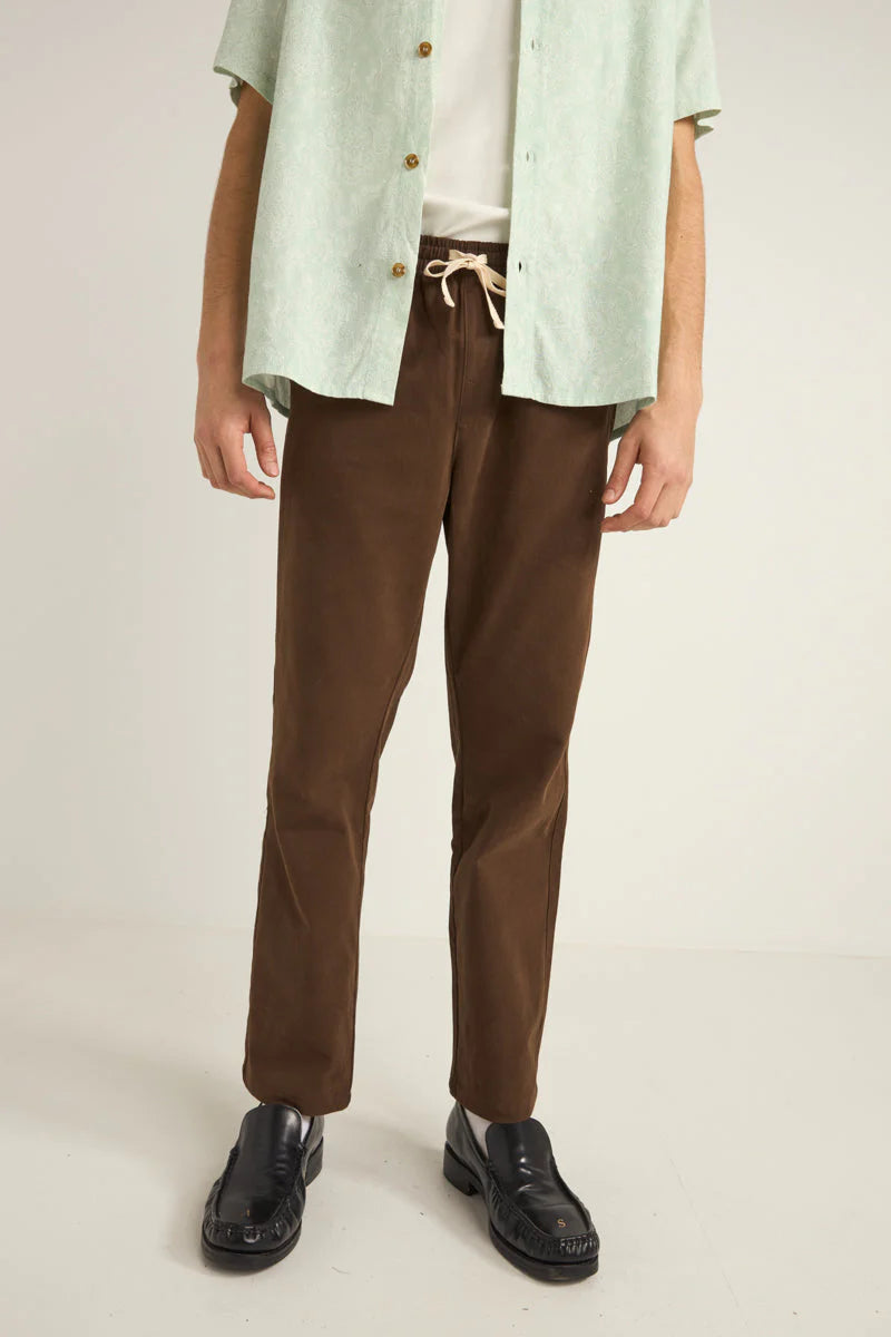 RHYTHM - Brushed Jam Pant in Brown