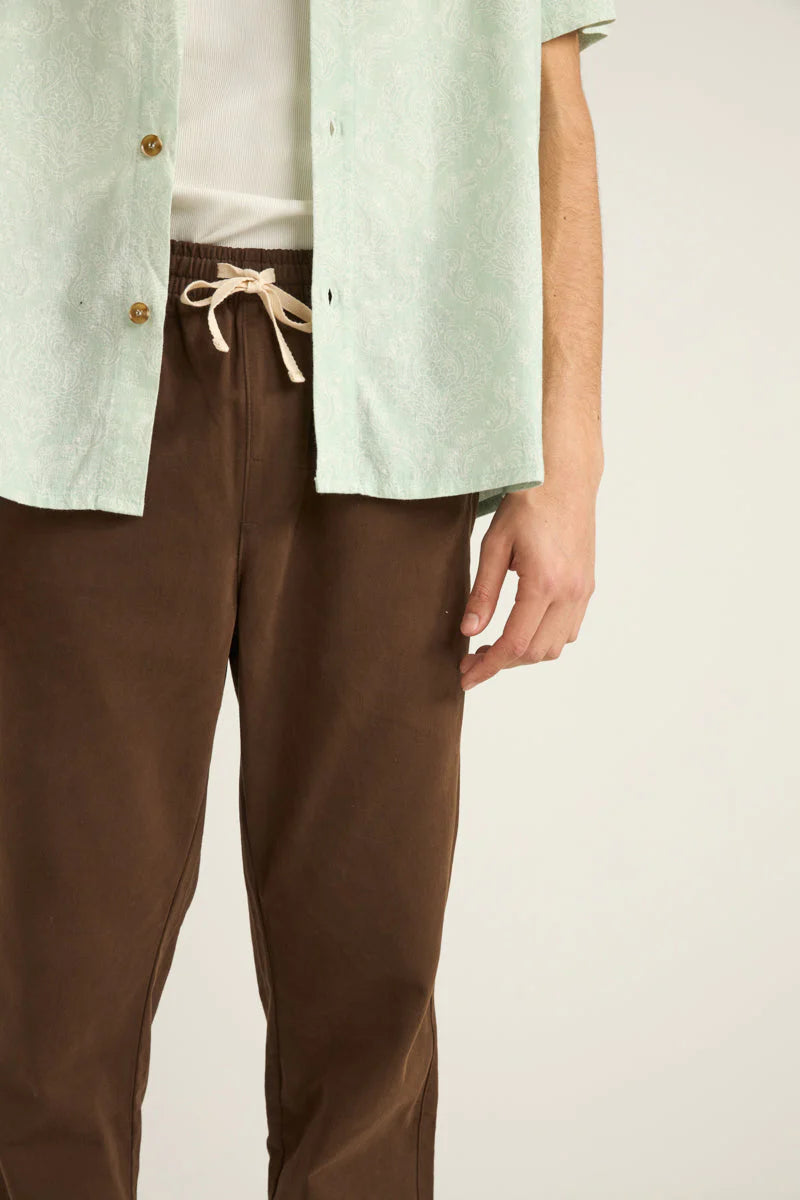 RHYTHM - Brushed Jam Pant in Brown
