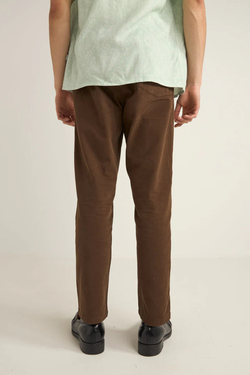 RHYTHM - Brushed Jam Pant in Brown