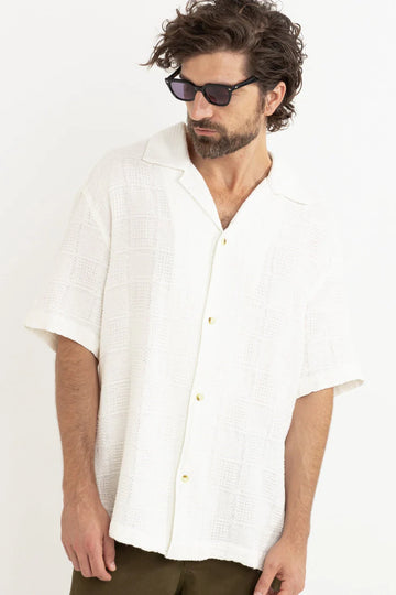 RHYTHM - Oasis SS Shirt in White