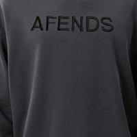 Afends - Disguise Recycled Crew Neck in Charcoal