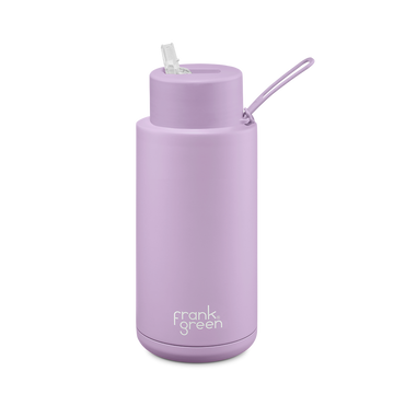 Frank Green - LIMITED EDITION 1 Litre Stainless Steel Ceramic Reusable Bottle in Lilac
