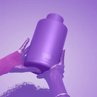 Frank Green - LIMITED EDITION 2 Litre Stainless Steel Ceramic Reusable Bottle in Cosmic Purple