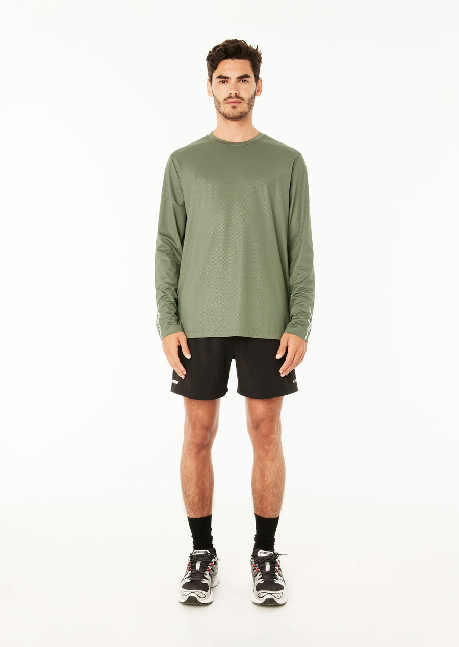 P.E NATION - Adrenalin Long Sleeve Tee in Khaki