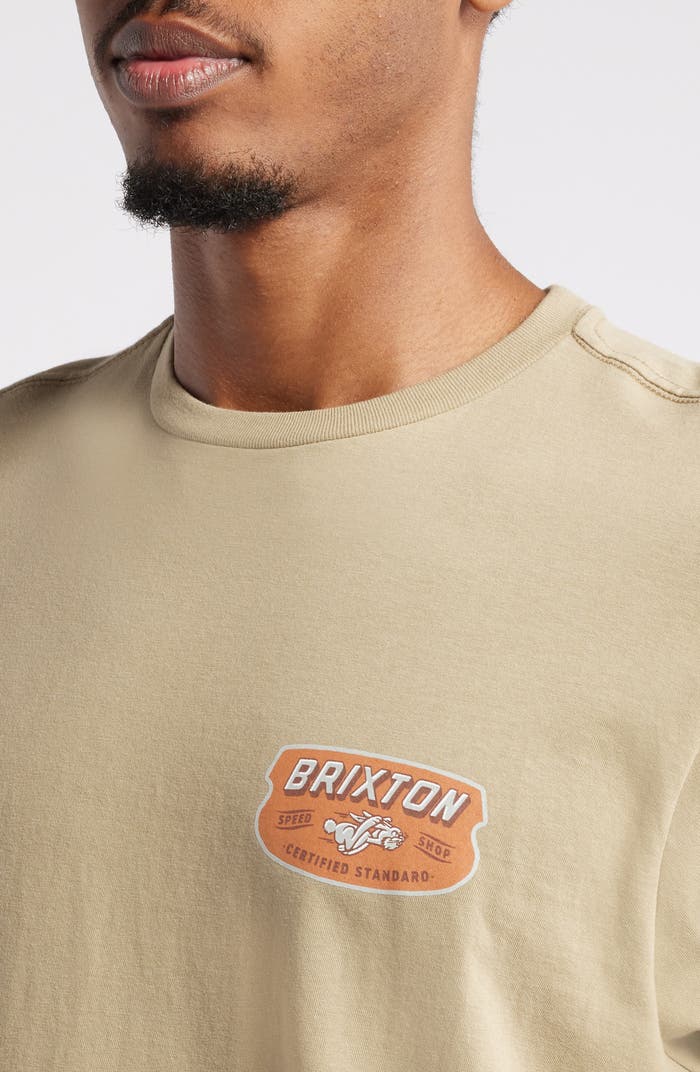 Brixton - Clayburn Short Sleeve in Oatmeal