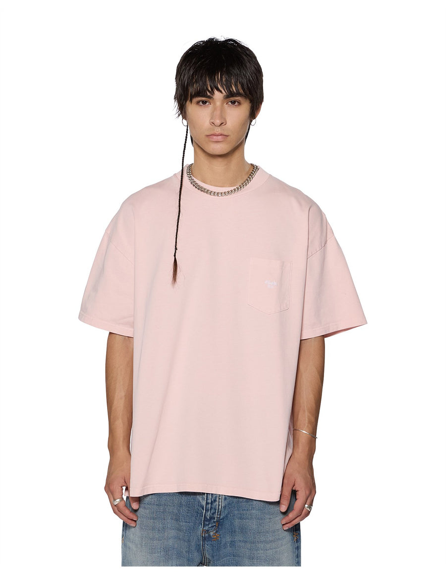 Ksubi - Stamp Ekcess Pocket SS Tee in Magnolia