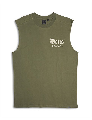 DEUS - Lockwood Muscle Tee in Cypress Green