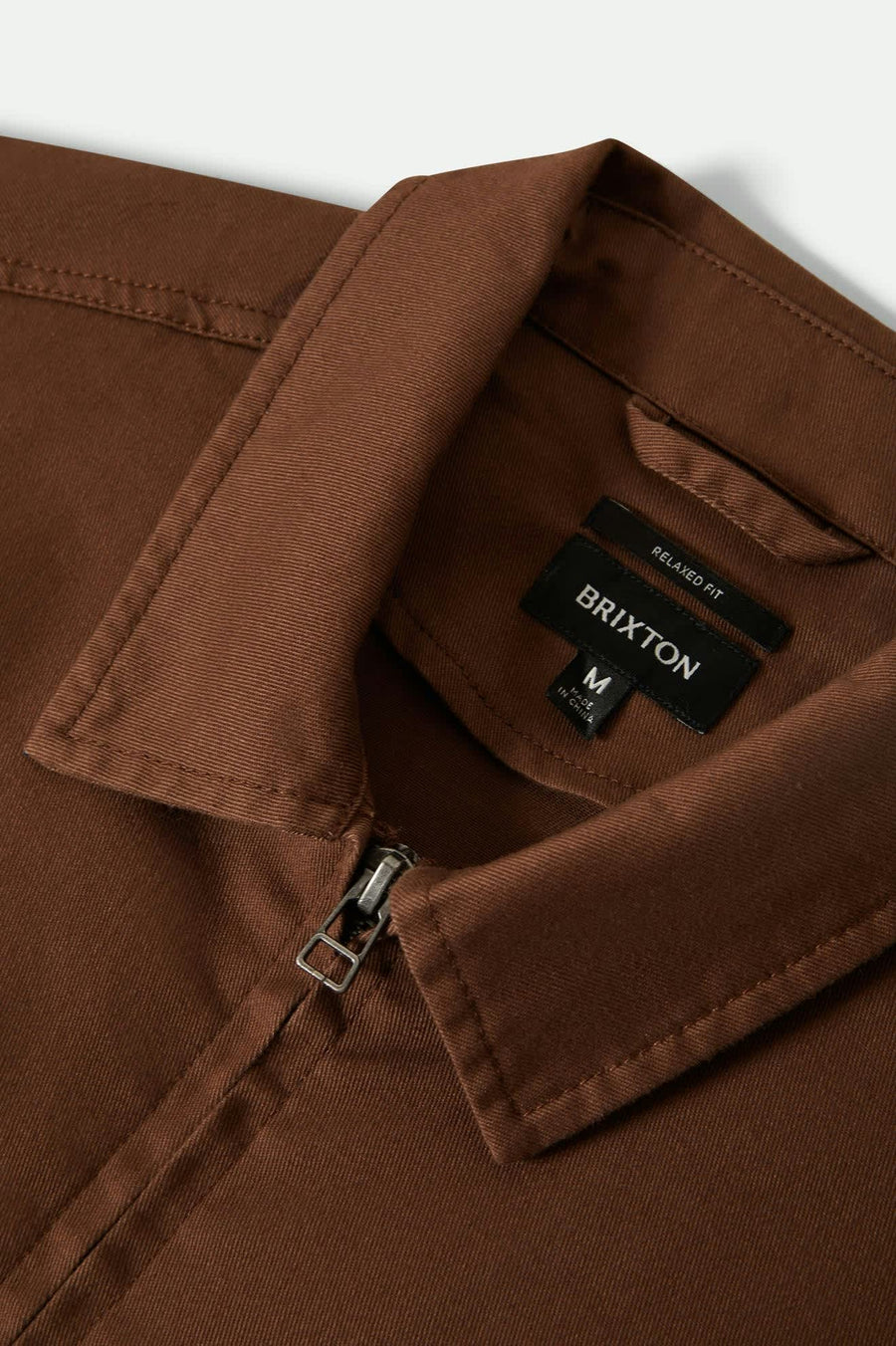 Brixton - Union Relaxed Harrington Jacket in Pinecone  Brown